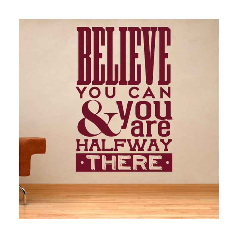 Wall Decal, Burgundy, Large
