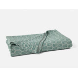 Mirada Organic Matelasse Floral Cotton Blanket