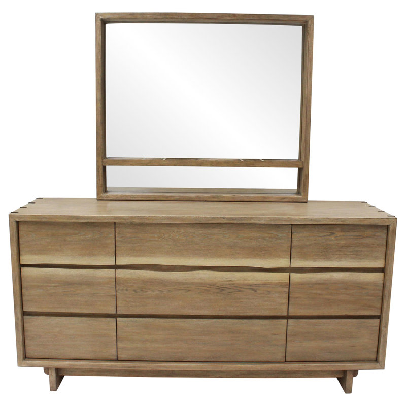Commode de chambre à coucher 9 tiroirs Stillwater