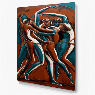 Art mural abstrait en métal noir figuratif abstrait 99