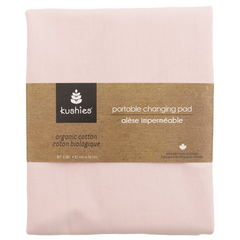 Coussin de changement portatif, Rose