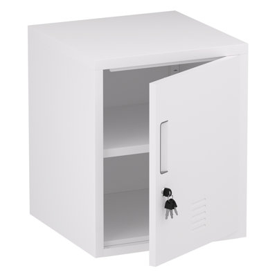 Metal Storage Cabinet with Adjustable Shelf