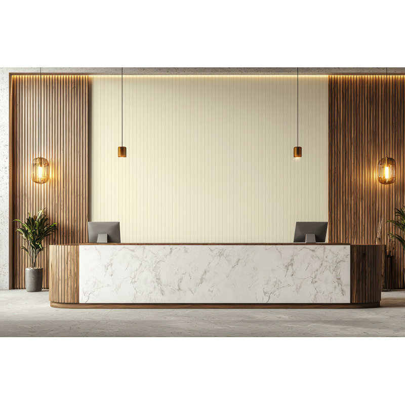 Papier peint en coton brut Tailored Stripe