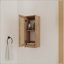 Armoire de salle de bain flottante murale moderne, armoire de rangement en contreplaqué avec charnières à fermeture douce et poignées à bord incliné dissimulé, organisateur de bain en mélamine résistant aux égratignures-453030584