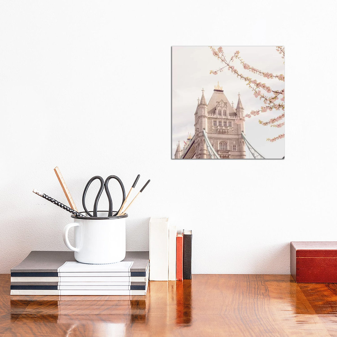 London Tower Bridge In Spring - Print on Canvas