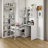 Writing Desk with Bookshelf & Hutch-1895863251