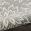 Tapis floral ivoire / gris Yurig-1546917708