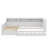 Twin-Sized L-Shaped Platform Bed With Trundle And A Single Drawer-382585227