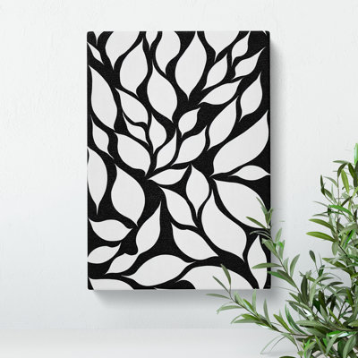 Leaves Pattern No.3 - Wrapped Canvas Print