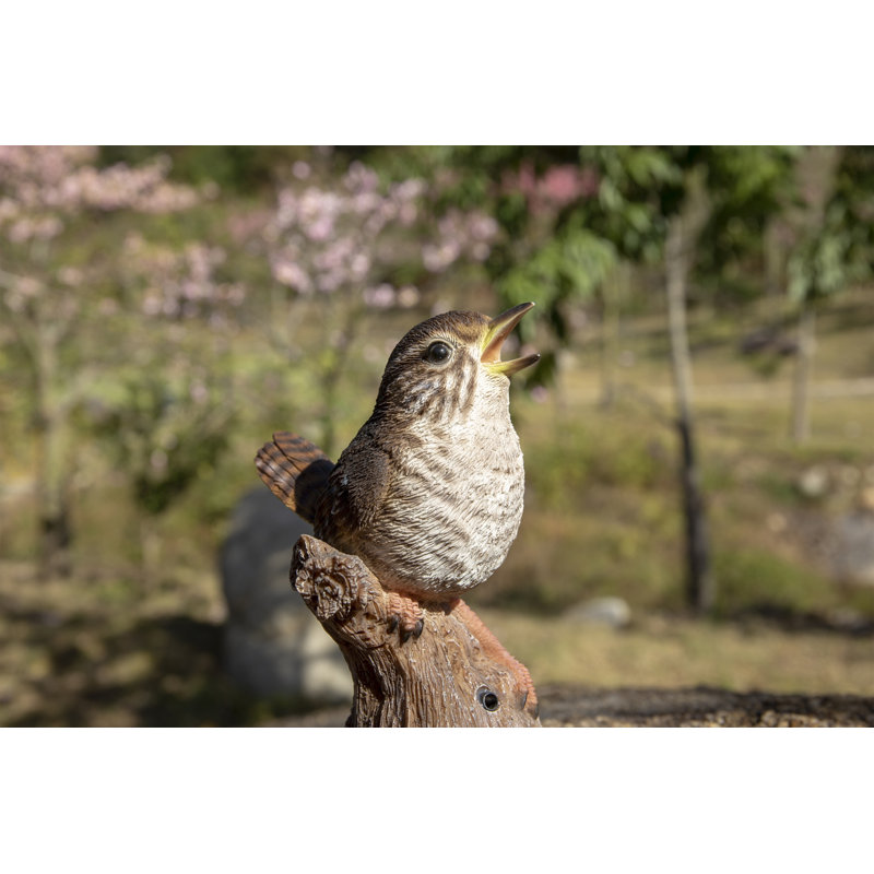 Motion Activated Singing Troglodyte Standing on Stump