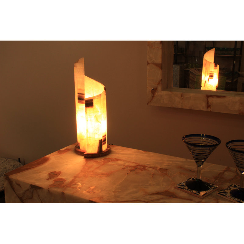 Lampe en onyx Strawkington
