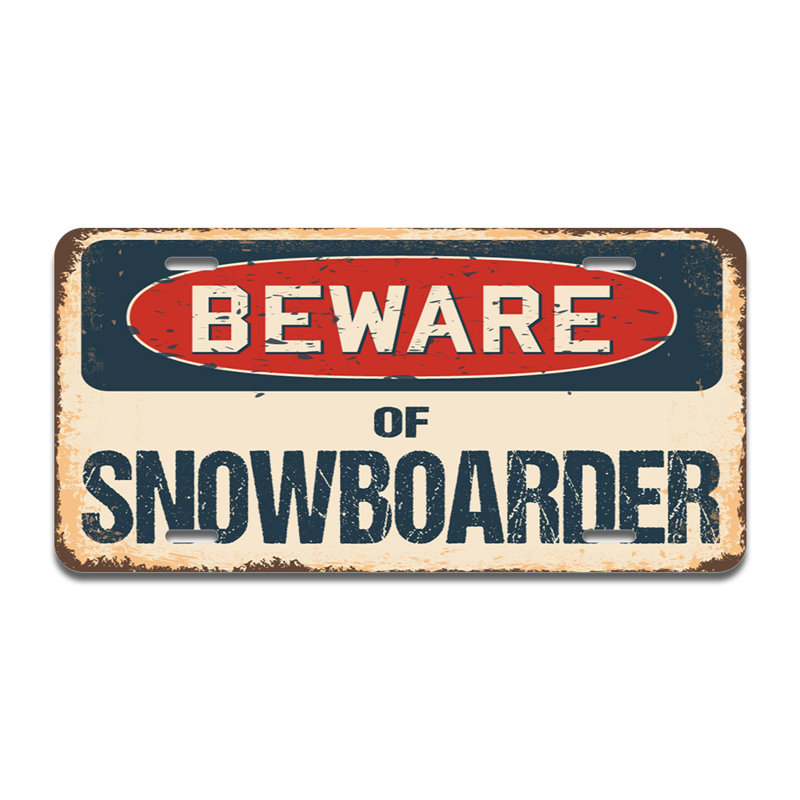 Cadre en aluminium Beware of Snowboarder