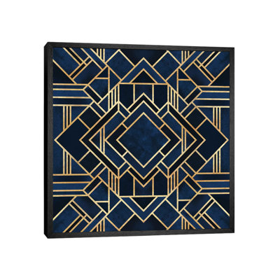 Art Deco III by Elisabeth Fredriksson - Print on Canvas