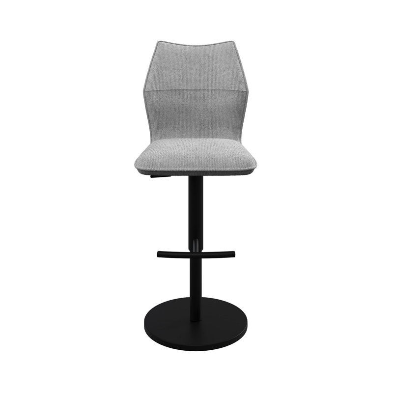 Lusso Fabric Bar Stool, Grey