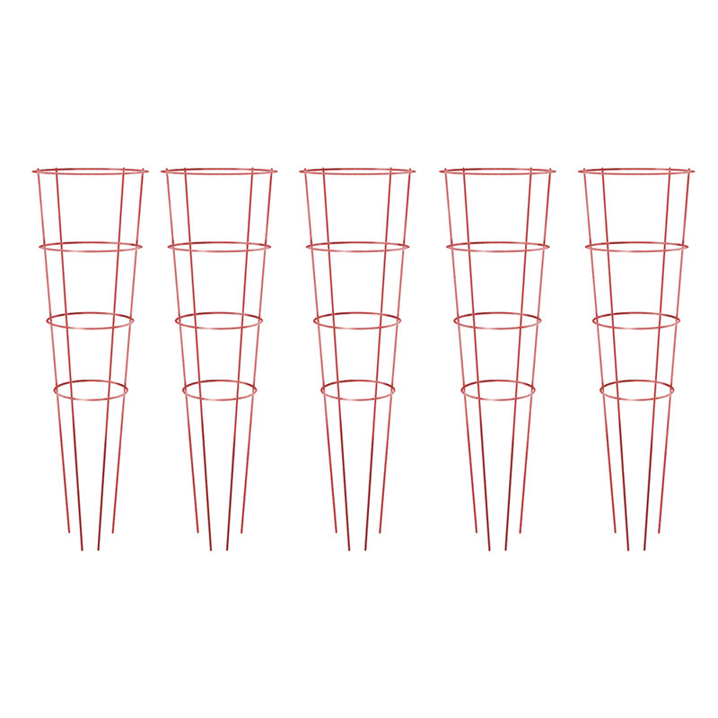 Bowermaster Metal Weather Resistant Plant Support, 54" H x 16.14" W x 16.14" D, White