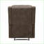 Fauteuils inclinables pour le salon, fauteuil inclinable en microfibre brun noyer | Structure en bois massif | 1 pièce