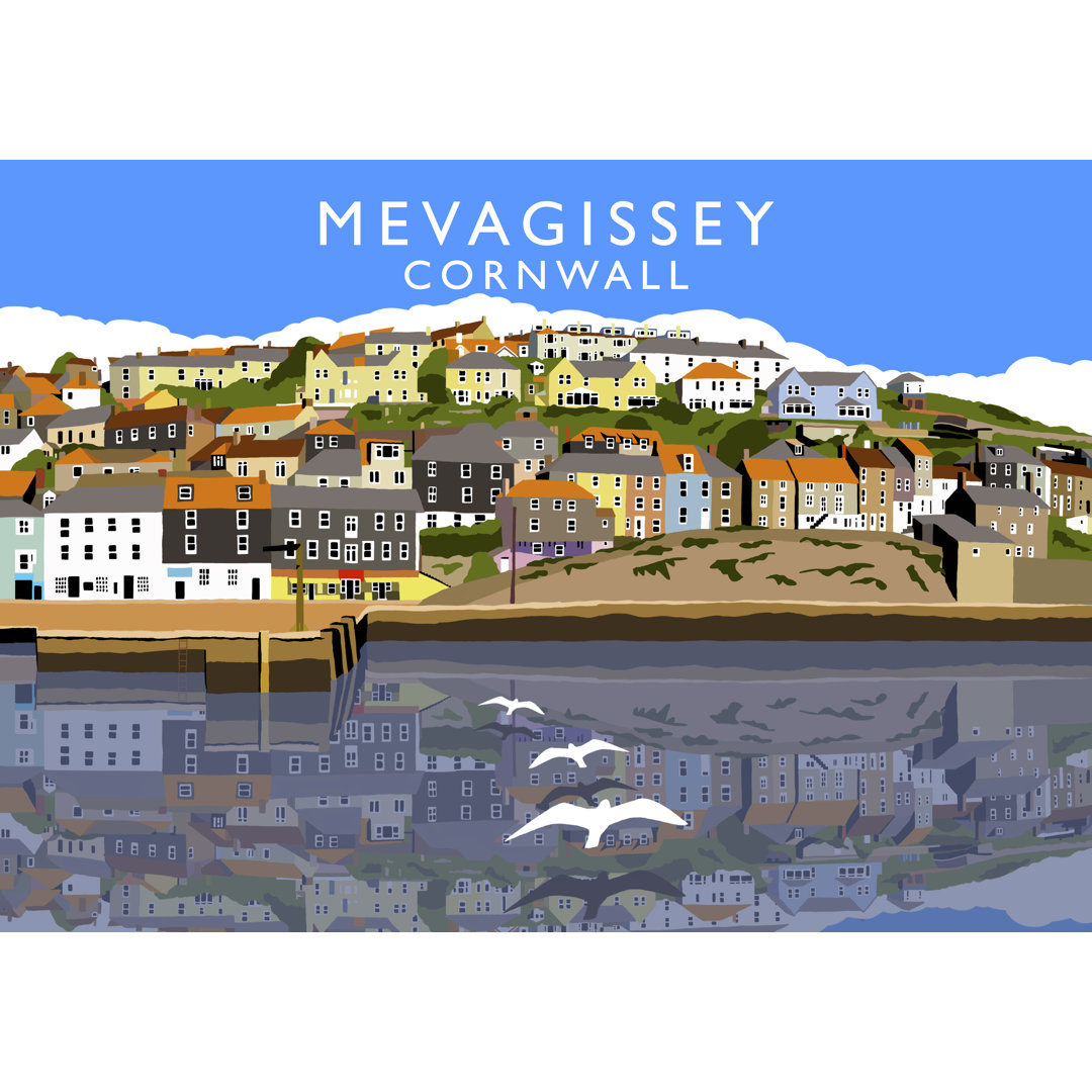 'Mevagissey' Graphic Art