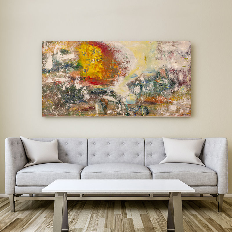 Lion Head Painting by Irina Gorbman, 8" H x 10" W