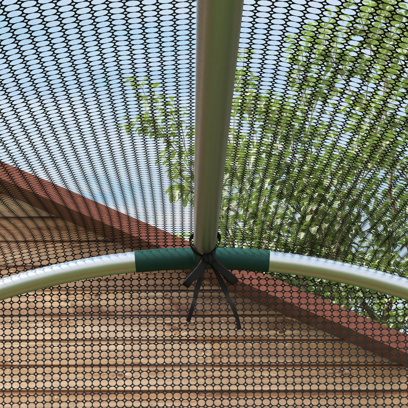 Hobby Crop Cage, Black, 48"D