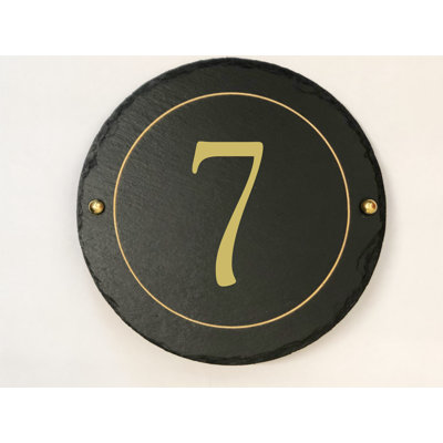 Easingwold 24cm H Stone House Number