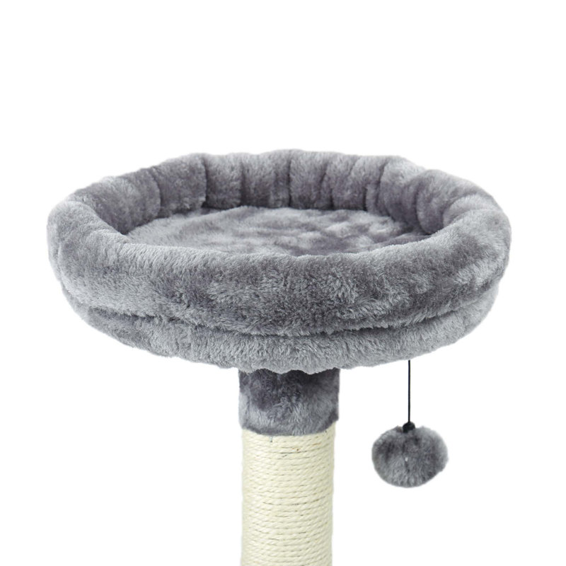 Arbre à chat pour animaux de compagnie, Gris
