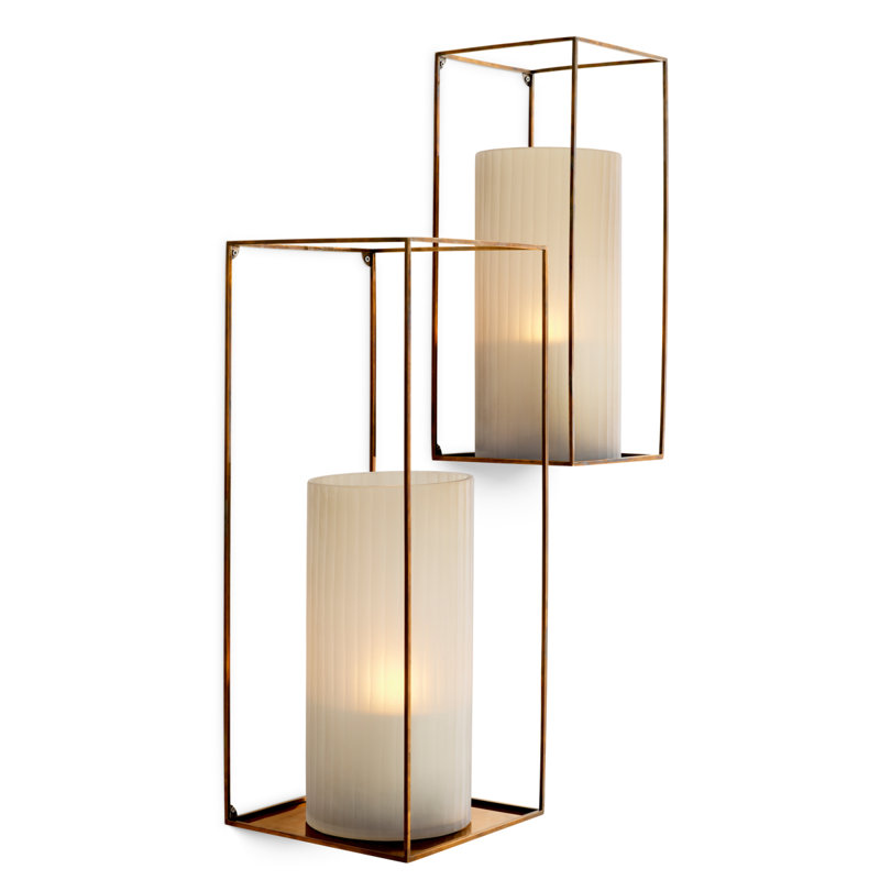 Deco Lantern, 29.92" H x 11.81" W x 11.81" D
