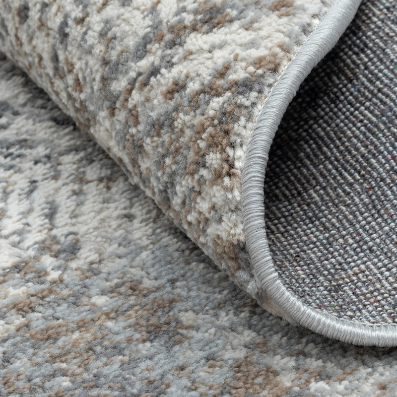 Hazel cream Rug, Round 120cm