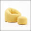 Fauteuil à billes en mousse haute pression avec repose-pieds rembourré pour un confort et une polyvalence ultimes-180387658