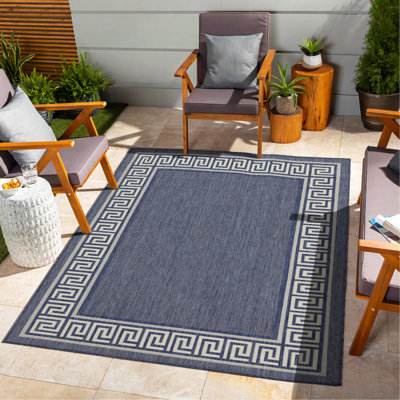 Tapis bleu intérieur / extérieur