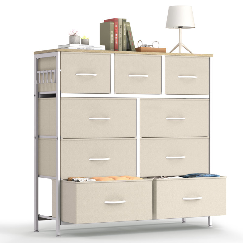 9 Drawer Storage Drawer, Beige