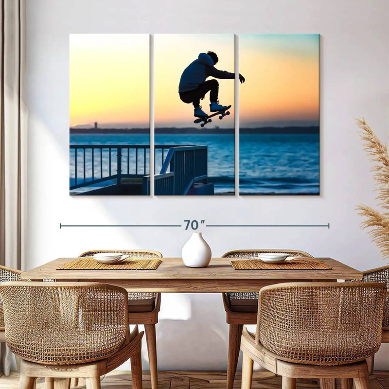 Beachside Skateboard Jump, H 42 po x l 65 po