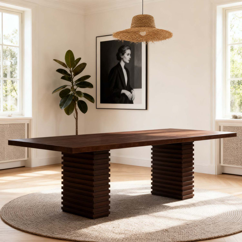 Ebern Designs Sleek Design Dining Table,With Sturdy Construction And ...