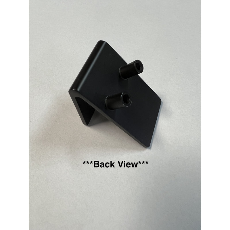 0.75" Center to Center Finger Pull, Matte Black