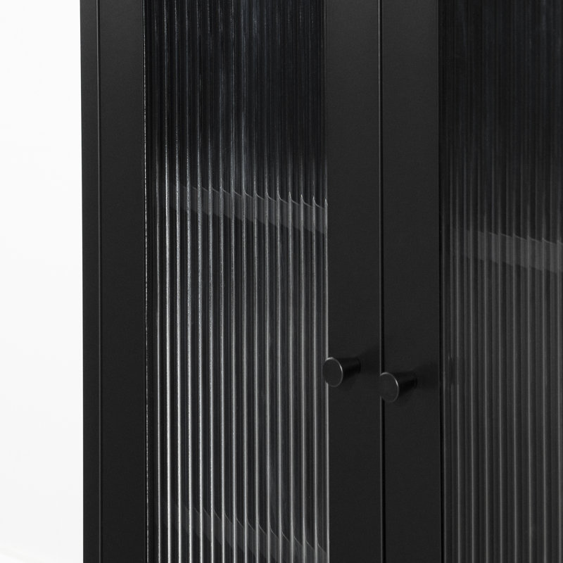 Kodali Metal Accent Cabinet, Black