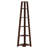 Zyn 71 Inch Corner Shelf, 5 Tier Etagere V Ladder Bookcase, Walnut Brown-760349402-767692138