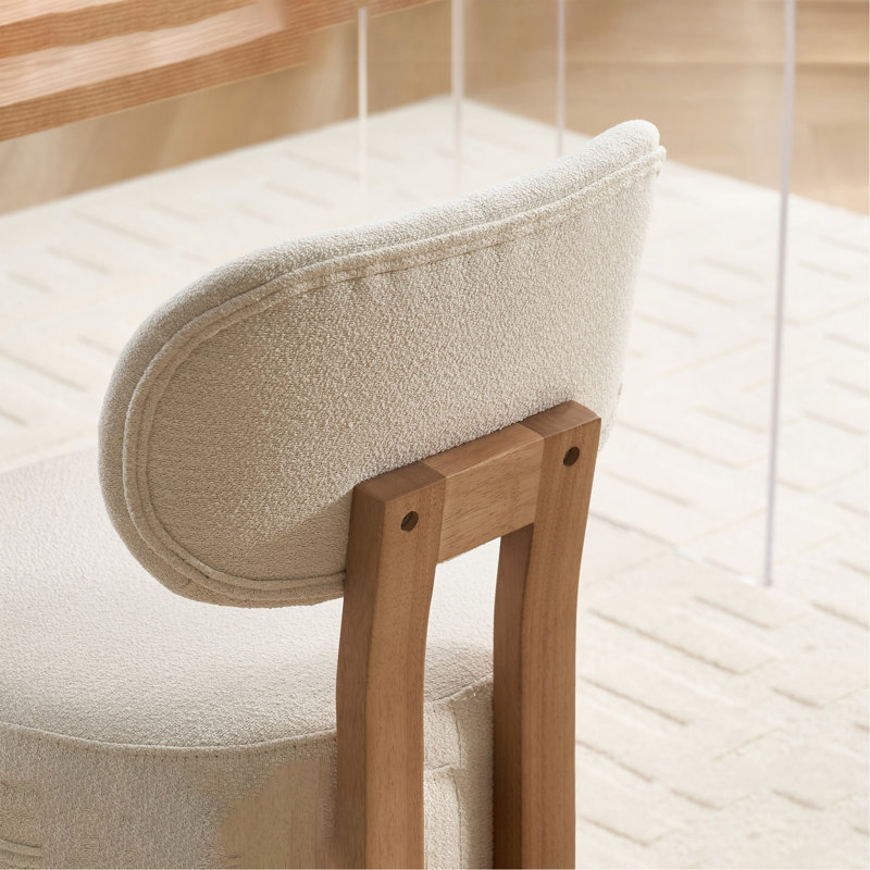 Chaises de salle à manger moelleuses, Beige