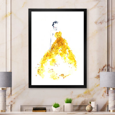 Elegant Yellow Woman Dress " Elegant Yellow Woman Dress "