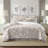 Elwood Natural Cotton Coverlet Set  8 Piece-109897320