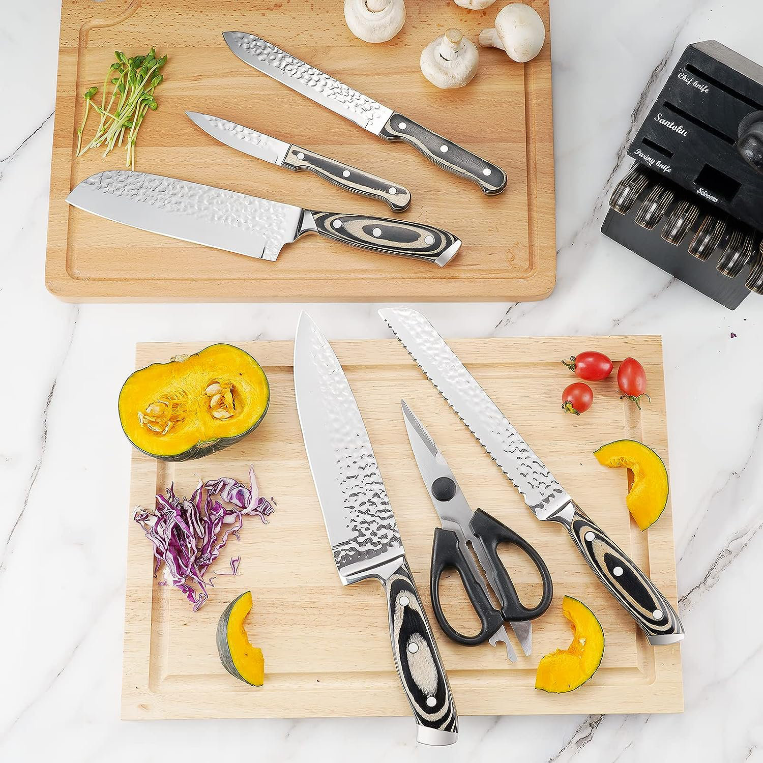 Emeril Stainless Steel 15-pc. Cutlery Block Set