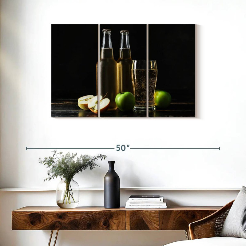 Sparkling Apple Cider, 24" H x 38" W