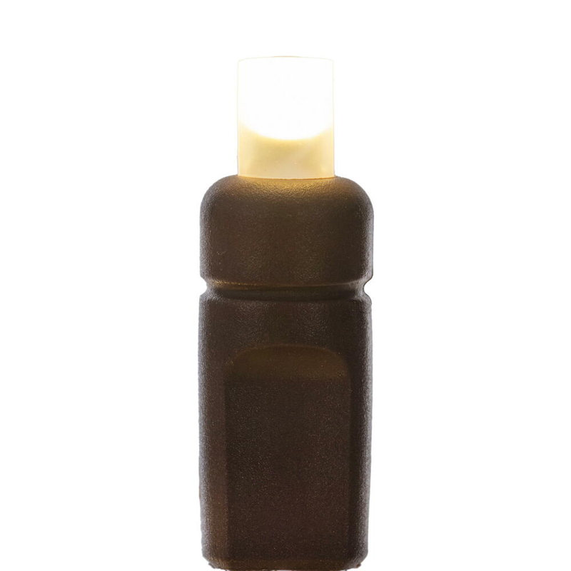 50 Frosted Wide Angle Single Mold End-Connecting LED Light Set, Warm White, 1' H x 300' W x 1' D
