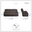 Canapé inclinable double en microfibre Herriman-1991192981-1958927973