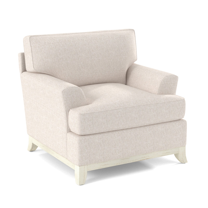 Oaks Way Armchair, White Sugar Performance; 0863-91, Antique Frost White