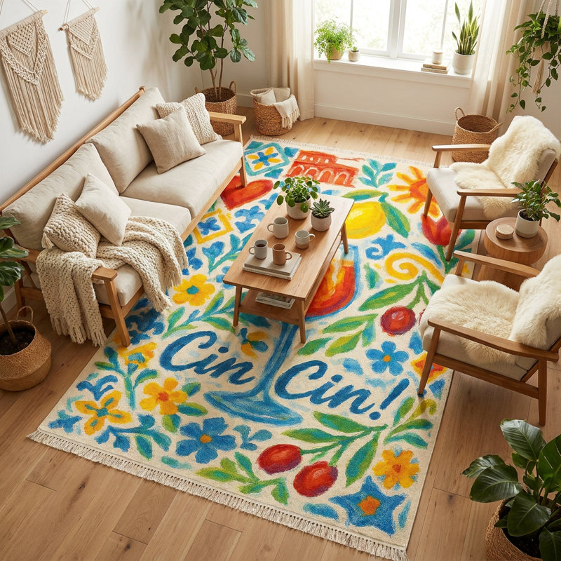 Tapis 5 pi x 8 pi Italian Summer