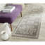 Tapis gris en laine / coton noué à la main Alimatou-33000976
