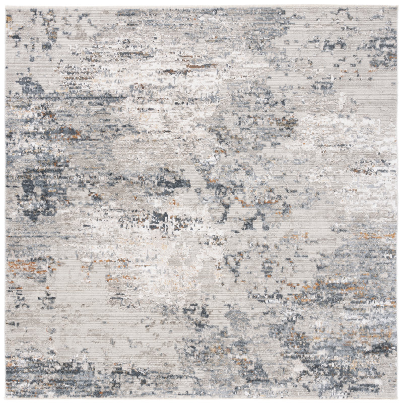Princeton Performance Abstract Rug, Square 6'7"