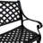 Ismenia Checkered 2-Person Cast Aluminum Garden Bench-1874630663
