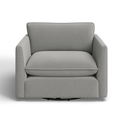 Behiye 45"" W Oversized Swivel Armchair -  Lark Manor™, A4875B27E4EC485085348E9BA1C68D35