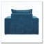 Fauteuil d'appoint en chenille de 40,9 po avec accoudoirs larges et coussin épais Chenille-1796773398