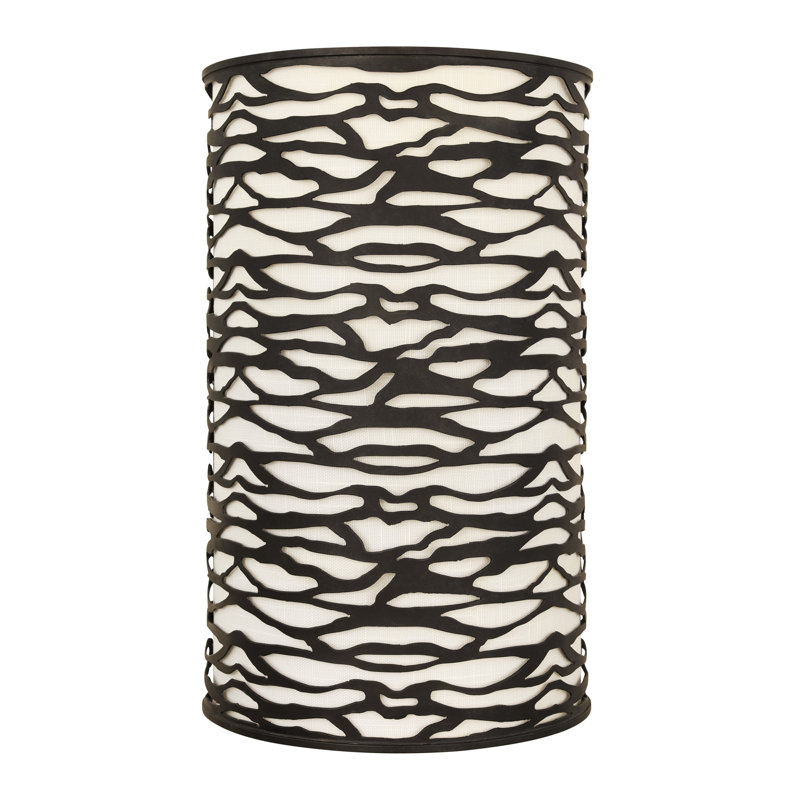 Kato 2-Light Wall Sconce - Carbon Black, Black